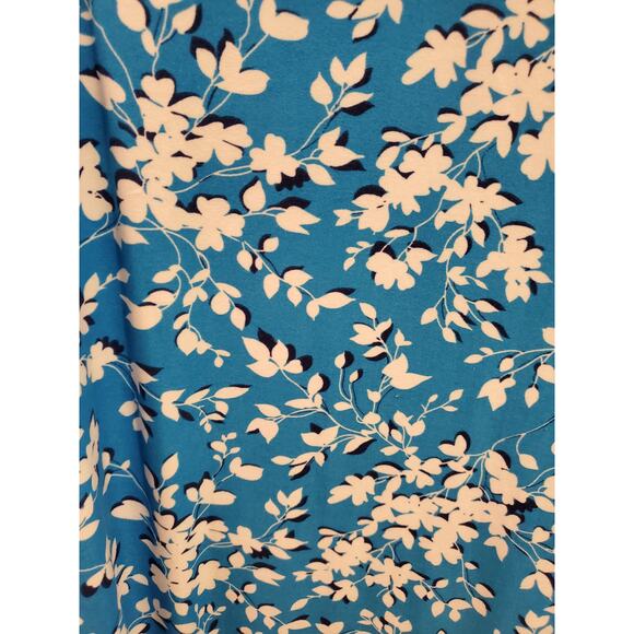 Draper James Ruffle Dress in Blue Shadow Floral - Picture 6 of 7